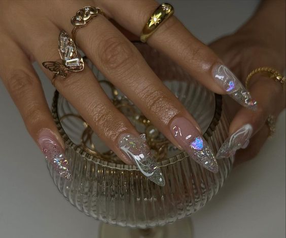 Magical Almond Nails